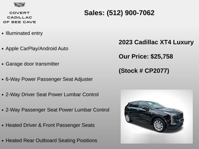 2023 Cadillac XT4 Luxury