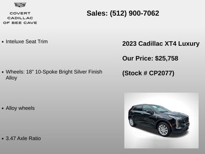 2023 Cadillac XT4 Luxury