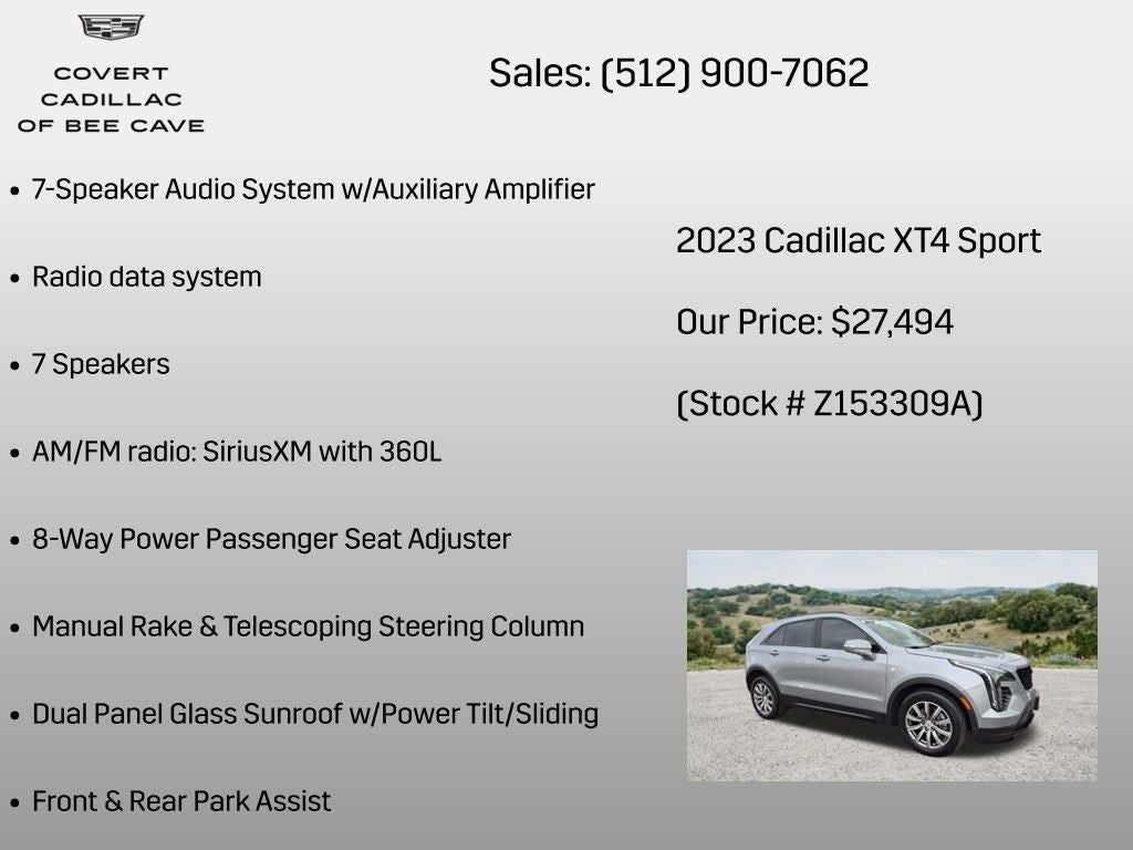 2023 Cadillac XT4 Sport