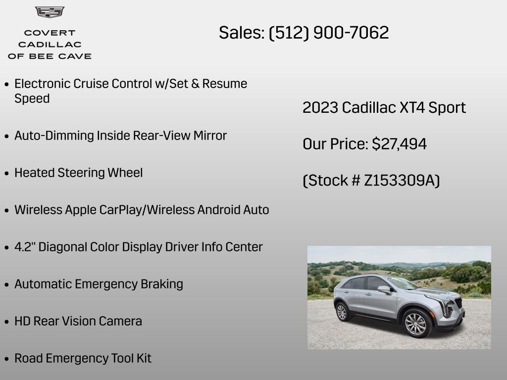 2023 Cadillac XT4 Sport