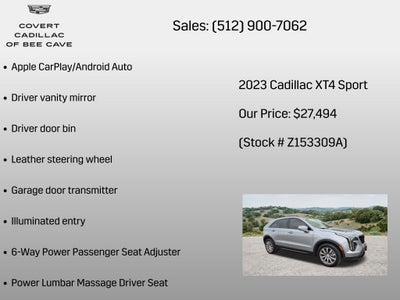 2023 Cadillac XT4 Sport