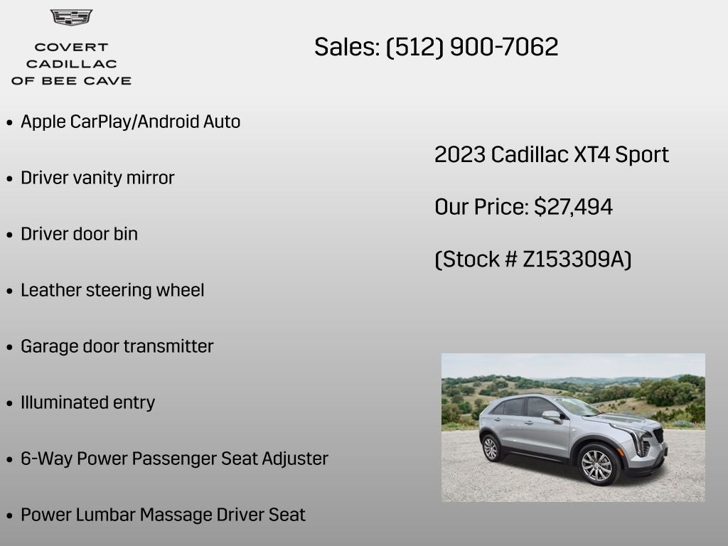 2023 Cadillac XT4 Sport