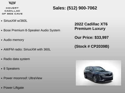 2022 Cadillac XT6 Premium Luxury