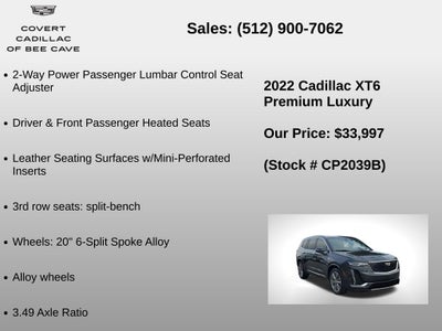2022 Cadillac XT6 Premium Luxury