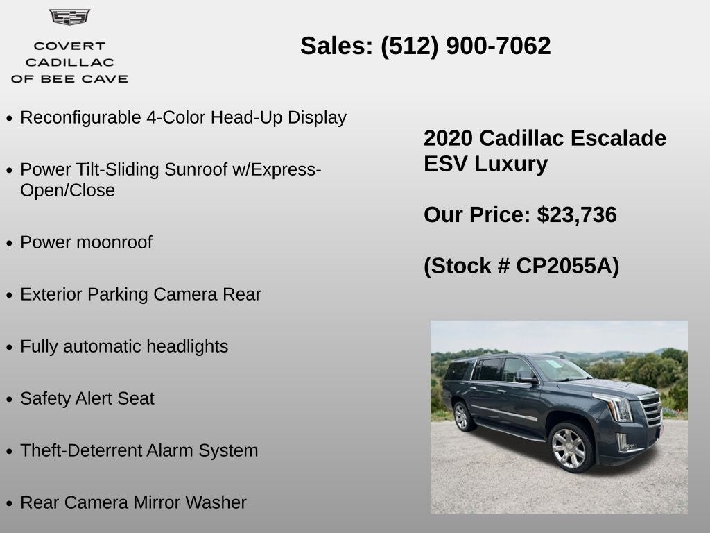 2020 Cadillac Escalade ESV Luxury