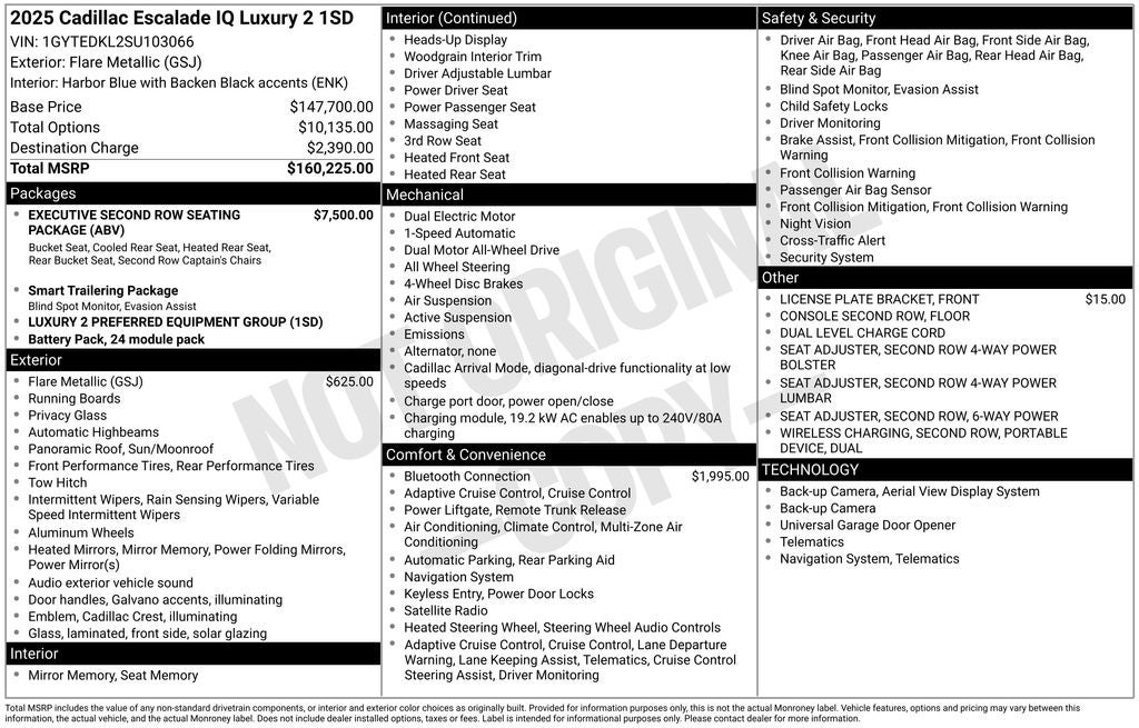 2025 Cadillac ESCALADE IQ Luxury 2