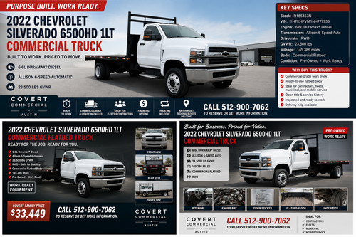 2022 Chevrolet Silverado 6500HD 1WT