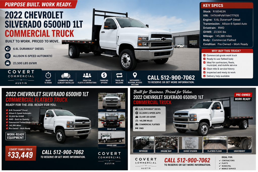 2022 Chevrolet Silverado 6500HD 1WT
