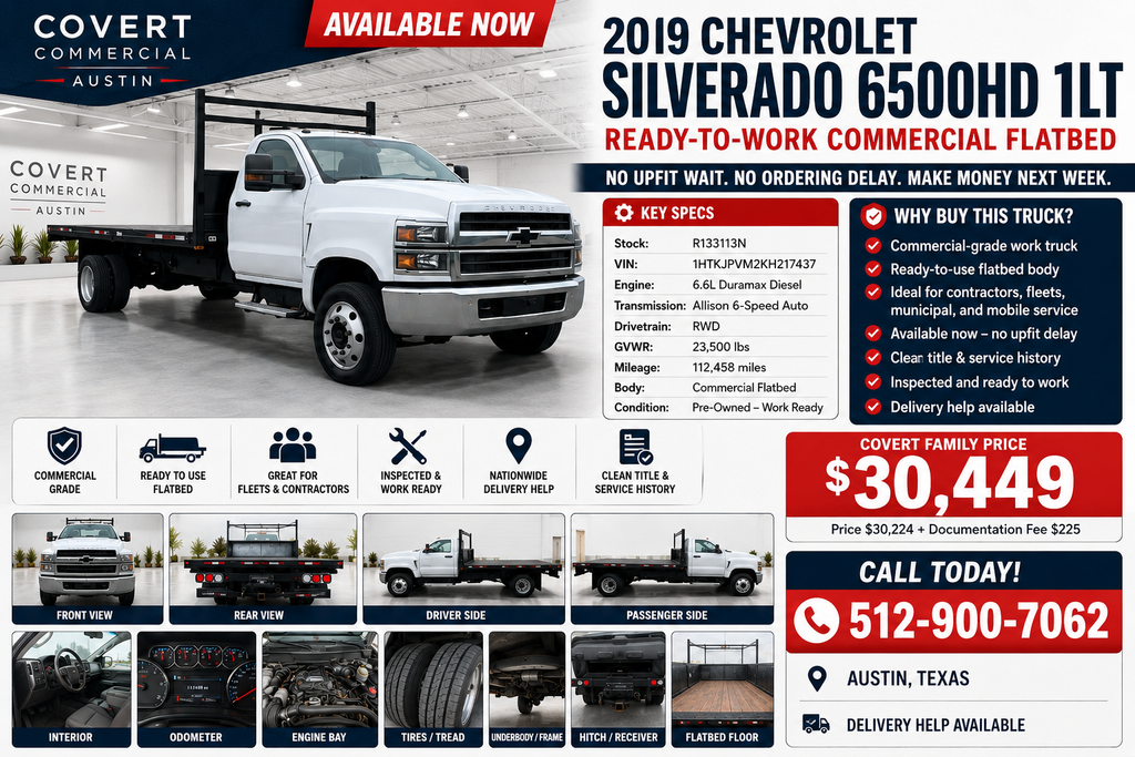 2019 Chevrolet Silverado 6500HD 1LT