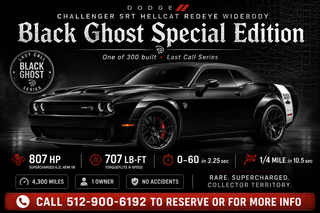 2023 Dodge Challenger SRT Hellcat Redeye Widebody Ghost Edition 1 of 300