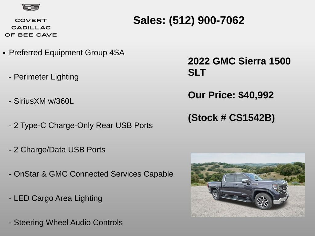 2022 GMC Sierra 1500 SLT