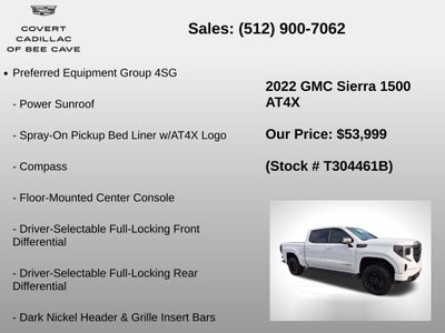 2022 GMC Sierra 1500 AT4X