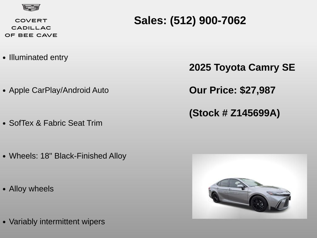2025 Toyota Camry SE