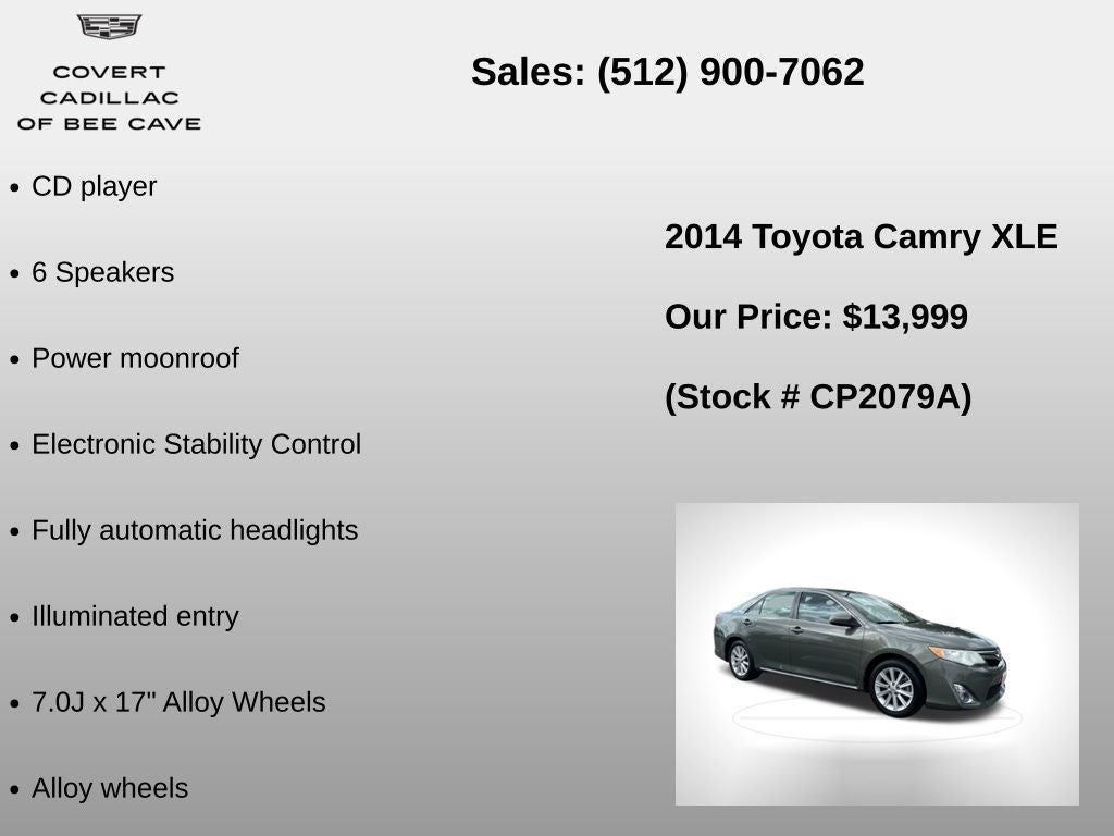 2014 Toyota Camry XLE 2014.5
