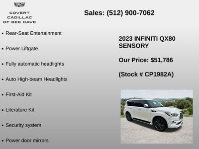 2023 INFINITI QX80 Sensory