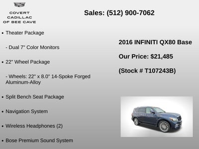 2016 INFINITI QX80 Base