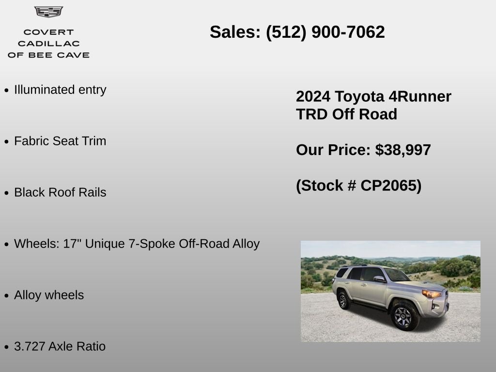 2024 Toyota 4Runner TRD Off-Road