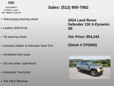 2024 Land Rover Defender 130 X-Dynamic SE