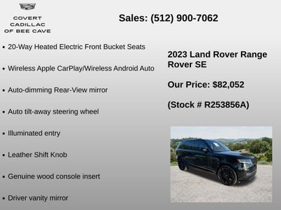 2023 Land Rover Range Rover SE