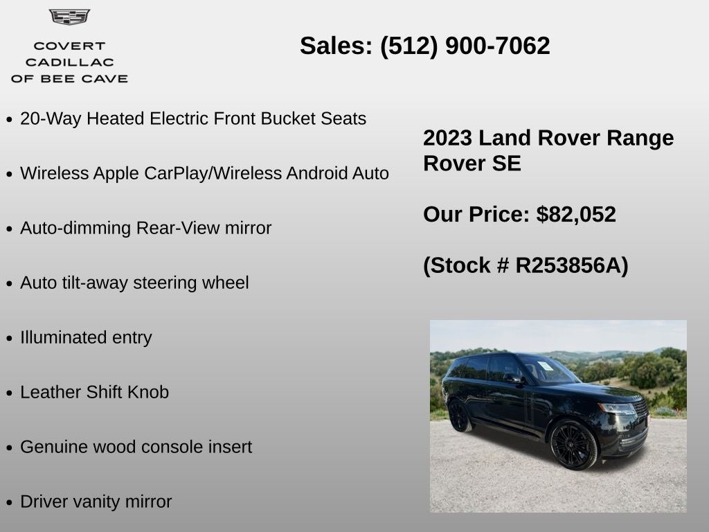 2023 Land Rover Range Rover SE
