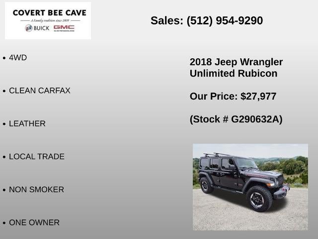 2018 Jeep Wrangler Unlimited Rubicon 4x4