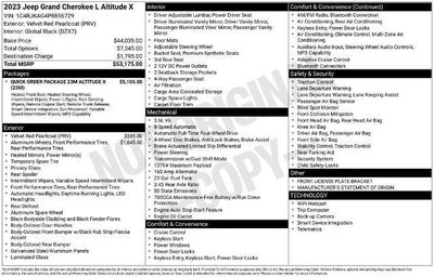 2023 Jeep Grand Cherokee L Altitude X 4x4