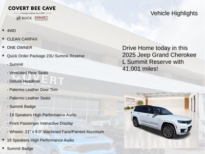 2025 Jeep Grand Cherokee L Summit