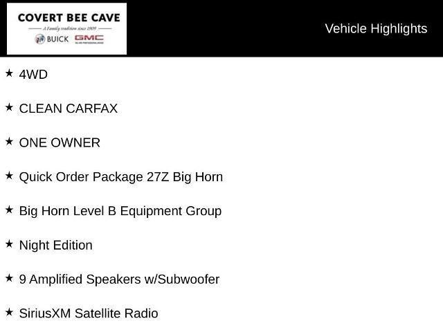 2024 RAM 1500 Big Horn 4x4 Crew Cab 5'7" Box