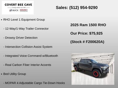 2025 RAM 1500 RHO 4x4 Crew Cab 5'7" Box