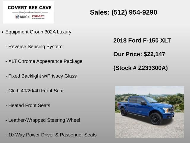 2018 Ford F-150 XLT 4WD SuperCrew 5.5' Box