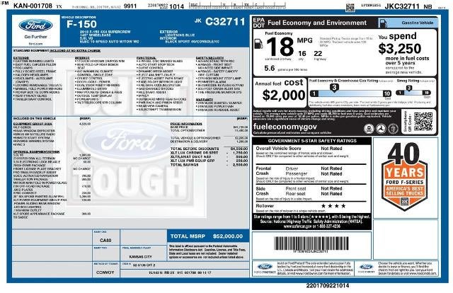 2018 Ford F-150 XLT 4WD SuperCrew 5.5' Box