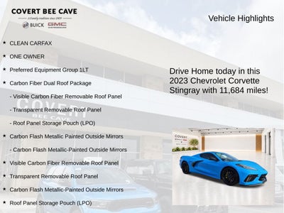 2023 Chevrolet Corvette Stingray 1LT