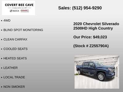2020 Chevrolet Silverado 2500 HD Crew Cab Standard Box 4-Wheel Drive High Country