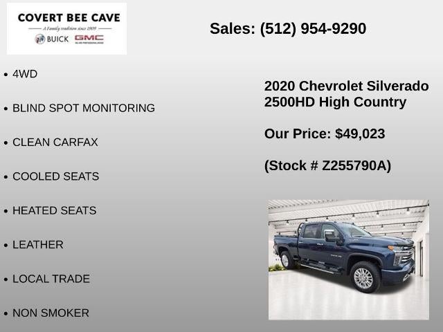 2020 Chevrolet Silverado 2500 HD Crew Cab Standard Box 4-Wheel Drive High Country
