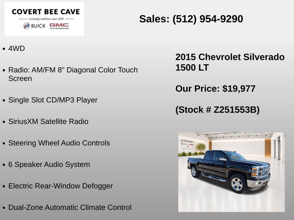 2015 Chevrolet Silverado 1500 LT LT1