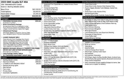 2023 GMC Acadia FWD SLT