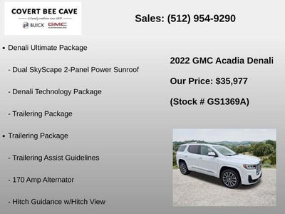 2022 GMC Acadia FWD Denali