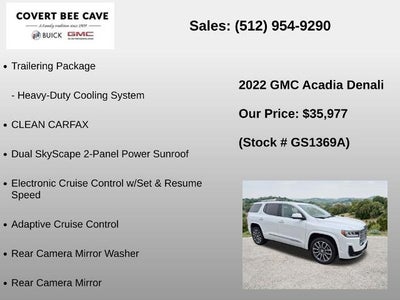 2022 GMC Acadia FWD Denali