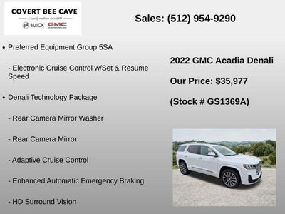 2022 GMC Acadia FWD Denali