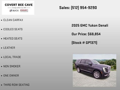 2025 GMC Yukon 2WD 4dr Denali