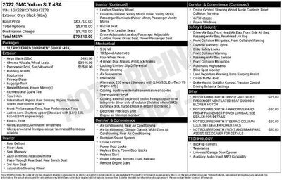2022 GMC Yukon 4WD 4dr SLT