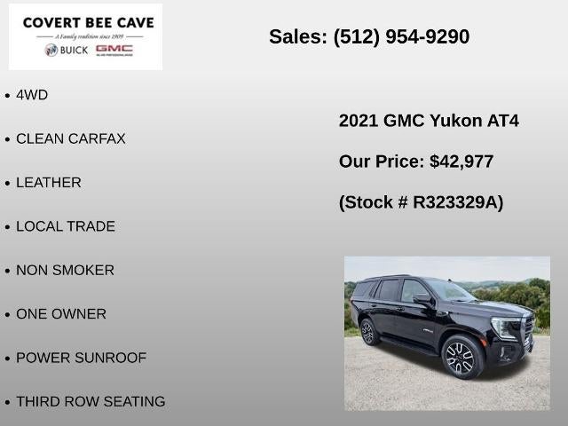 2021 GMC Yukon 4WD 4dr AT4