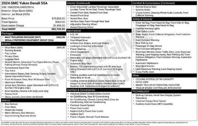 2024 GMC Yukon 4WD 4dr Denali