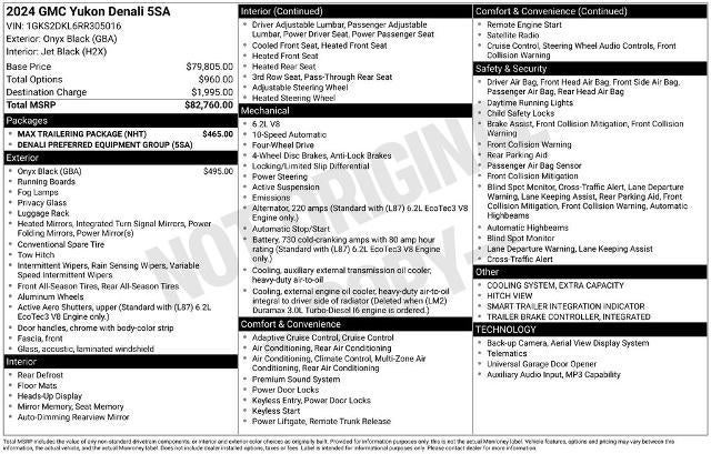 2024 GMC Yukon 4WD 4dr Denali