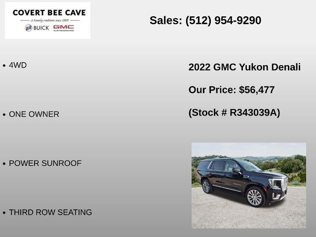 2022 GMC Yukon 4WD 4dr Denali