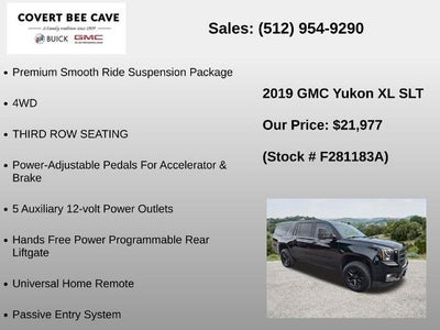 2019 GMC Yukon XL 4WD 4dr SLT