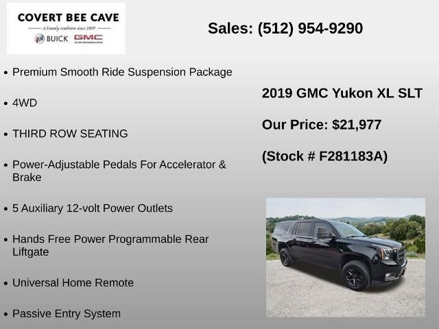 2019 GMC Yukon XL 4WD 4dr SLT