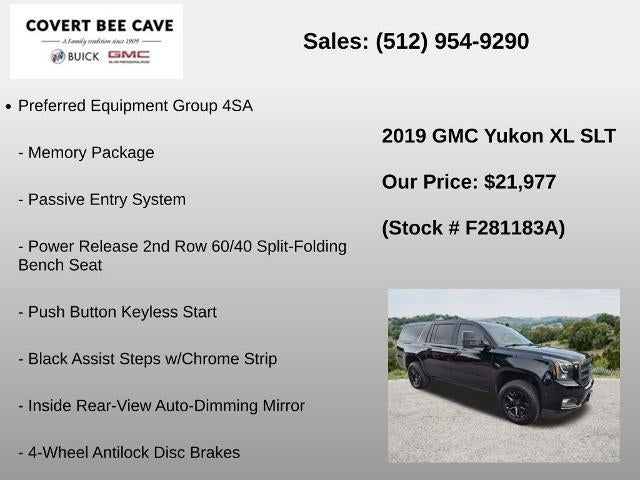 2019 GMC Yukon XL 4WD 4dr SLT