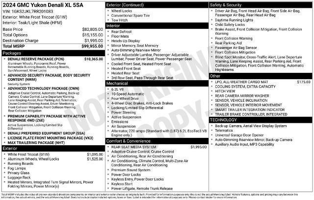 2024 GMC Yukon XL 4WD 4dr Denali
