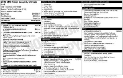 2023 GMC Yukon XL 4WD 4dr Denali Ultimate